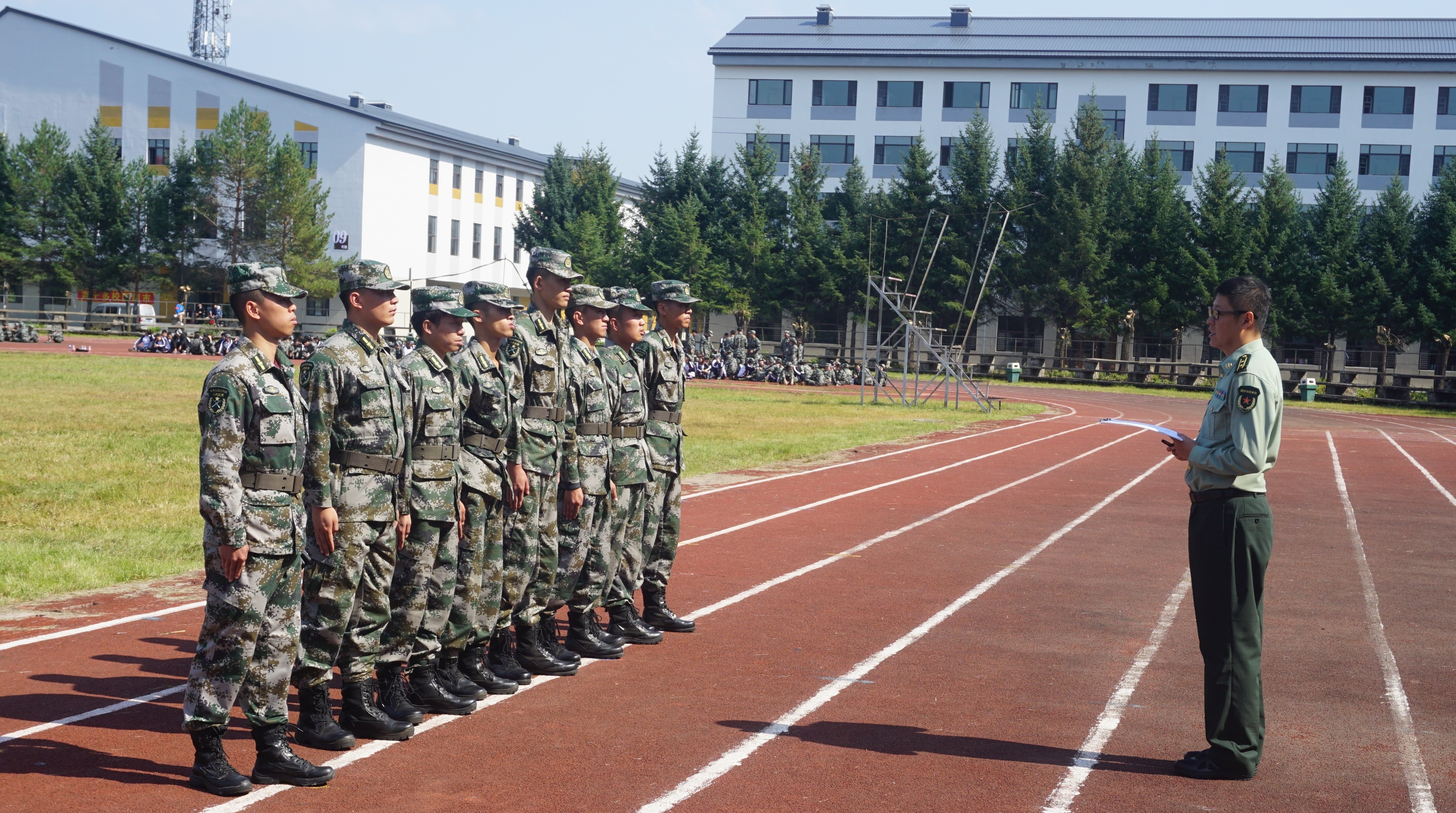 黑龍江省軍區(qū)學生軍訓(xùn)工作辦公室到校開展2018年自訓(xùn)高校軍訓(xùn)教官崗前考核