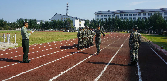 黑龍江省軍區(qū)學生軍訓工作辦公室到校開展2018年自訓高校軍訓教官崗前考核