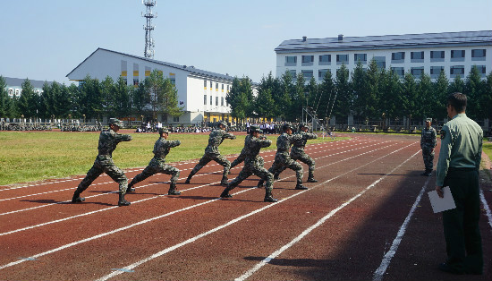 黑龍江省軍區(qū)學生軍訓工作辦公室到校開展2018年自訓高校軍訓教官崗前考核