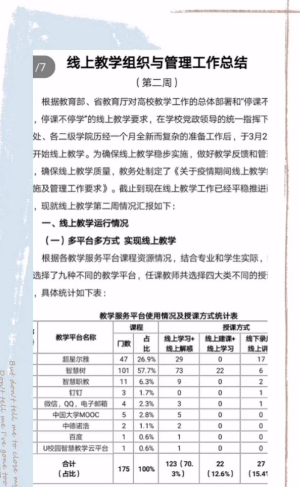 戰(zhàn)疫情_多措并舉，保質(zhì)量_四方聯(lián)動(dòng)——線上教學(xué)月總結(jié)